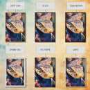 Moody Snake Art, Abstract Wildlife Painting, Colorful Serpent, Southwest Decor, Rustic Art, Framed Canvas Print, Unique Gift