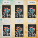 Cactus, desert flowers, vibrant nature art, framed canvas print, boho wall decor, southwest wall art, floral painting, Joshua tree art