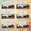 Barn Horse, Rustic Art, Farmhouse Art, Vintage Horse Art, Rural Wall Art, Extra Wide Art, Framed Canvas Print, Guest Room Art