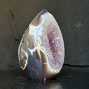 Huge Amethyst Geode Cave, 8 inches Amethyst Self Standing Cluster