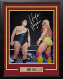 Hulk Hogan WrestleMania III Main Event Autographed Framed 11" x 14" WWE Wrestling Photo by Dynasty Sports & Framing