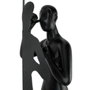 Human Mirror Sculpture Floor Lamp