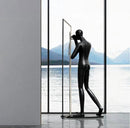 Human Mirror Sculpture Floor Lamp