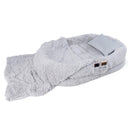 Washable Fluffy Human Dog Bed with Soft Blanket and Plump Pillow by LJGDeals