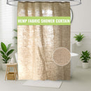 Hemp Shower Curtain – Bath, Tub + Stall Sizes – Made in USA