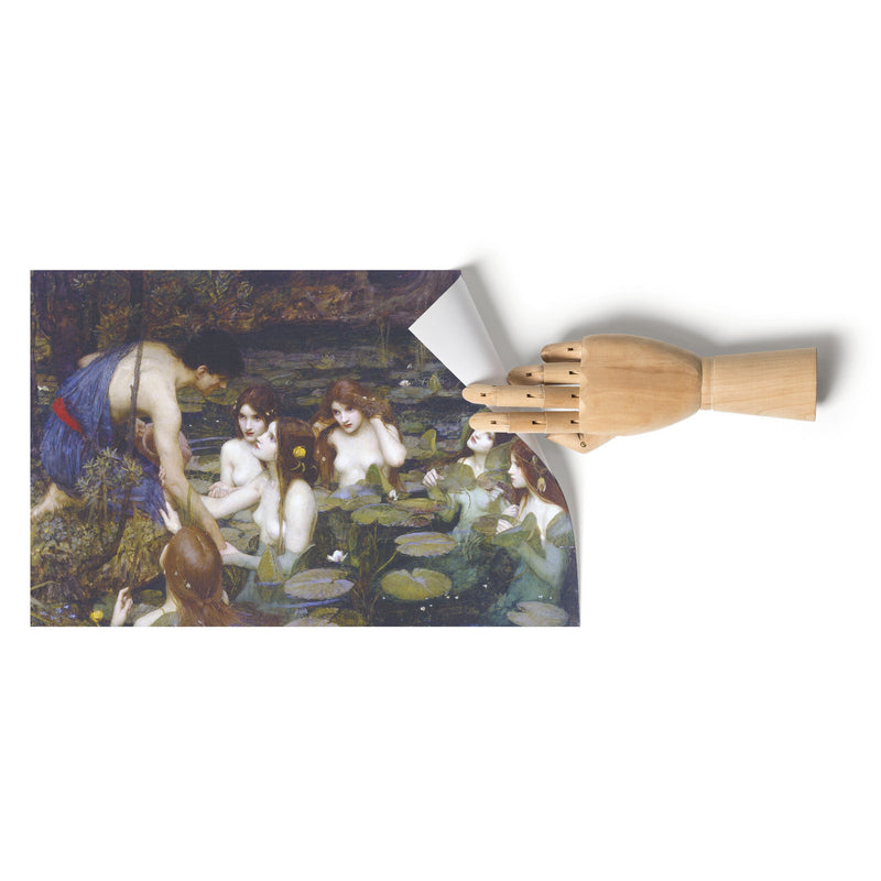 "Hylas and the Nymphs" by John William Waterhouse Matte Poster