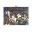"Hylas and the Nymphs" by John William Waterhouse Matte Poster