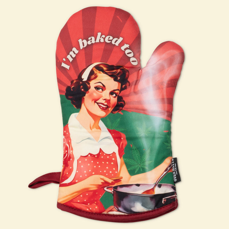 I'm Baked Too Oven Mitts And Potholder Set