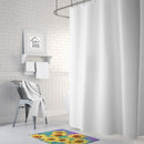 Sunflowers and Purple Memory Foam Kitchen Mat Machine Washable Anti-Fatigue Cushion Comfort Bath or Kitchen Rug