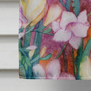 Freesias House Flag 28x40 Porch Sleeve Pole Decorative Outside Yard Banner Artwork Wall Hanging, Polyester