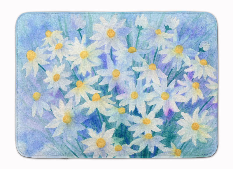 Light and Airy Daisies Machine Washable Memory Foam Mat IBD0255RUG