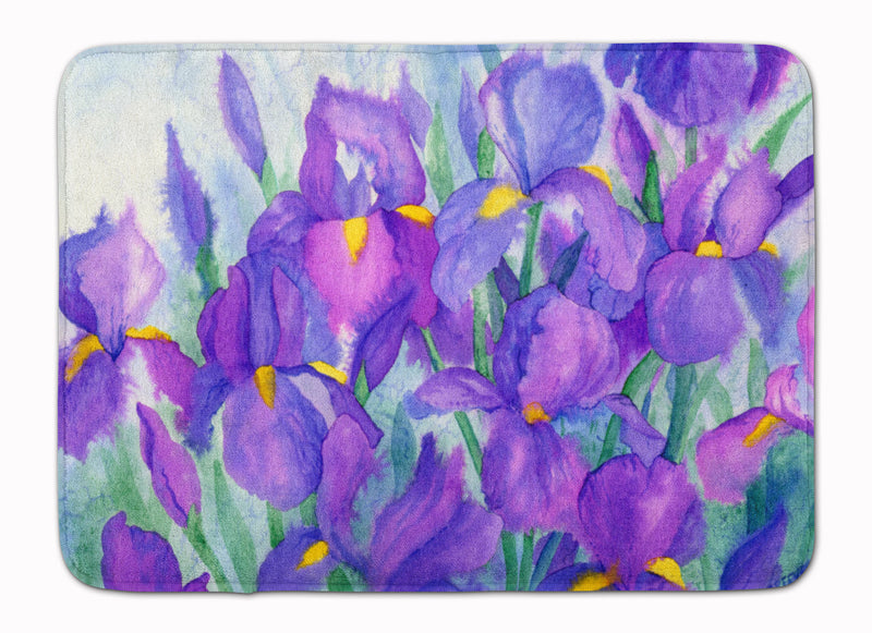 Purple Iris Machine Washable Memory Foam Mat IBD0256RUG