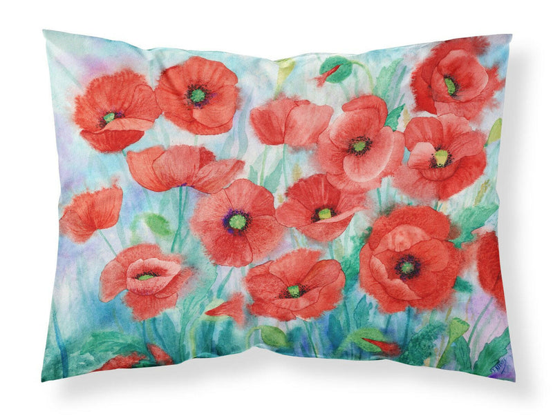 Poppies Fabric Standard Pillowcase IBD0258PILLOWCASE