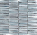 Blue 12x13 Glossy Matte Trapezium Glass Mosaic Tile (5 pack, 5.38 sq ft/case) by Apollo Tile