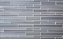 White Blue 12x12 Glossy Matte Sticks Glass Mosaic Tile (5 pack, 5 sq ft/case) - Sample