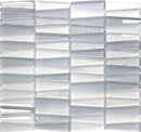 Blue 12x13 Glossy Matte Trapezium Glass Mosaic Tile (5 pack, 5.38 sq ft/case) by Apollo Tile