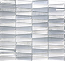Blue 12x13 Glossy Matte Trapezium Glass Mosaic Tile (5 pack, 5.38 sq ft/case)