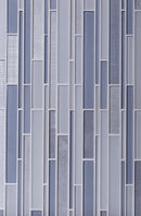 Blue Gray 12x12 Glossy Matte Sticks Glass Mosaic Tile (5 pack, 5 sq ft/case) - Sample