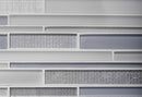 White Blue 12x12 Glossy Matte Sticks Glass Mosaic Tile (5 pack, 5 sq ft/case)