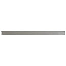 Light Gray 0.5x12 Glossy Glass Flat Pencil Tile Trim (10 pack, 0.5 sq ft/case) - Sample