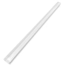 White 0.5x12 Glossy Glass Flat Pencil Tile Trim (10 pack, 0.5 sq ft/case)