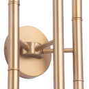 Ignis Mid-Century Modern Gold 6-Light Wall Sconce