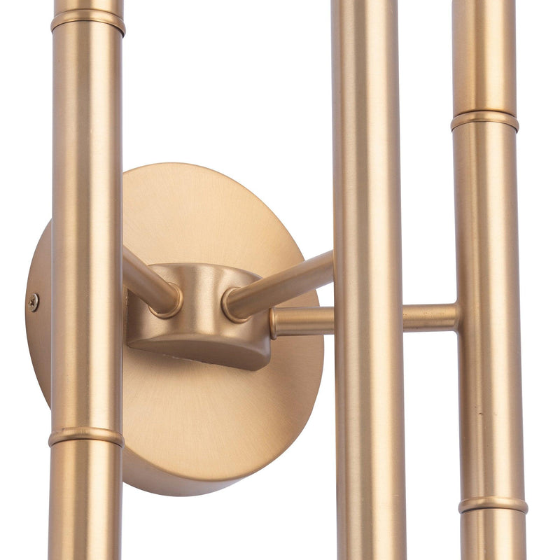 Ignis Mid-Century Modern Gold 6-Light Wall Sconce