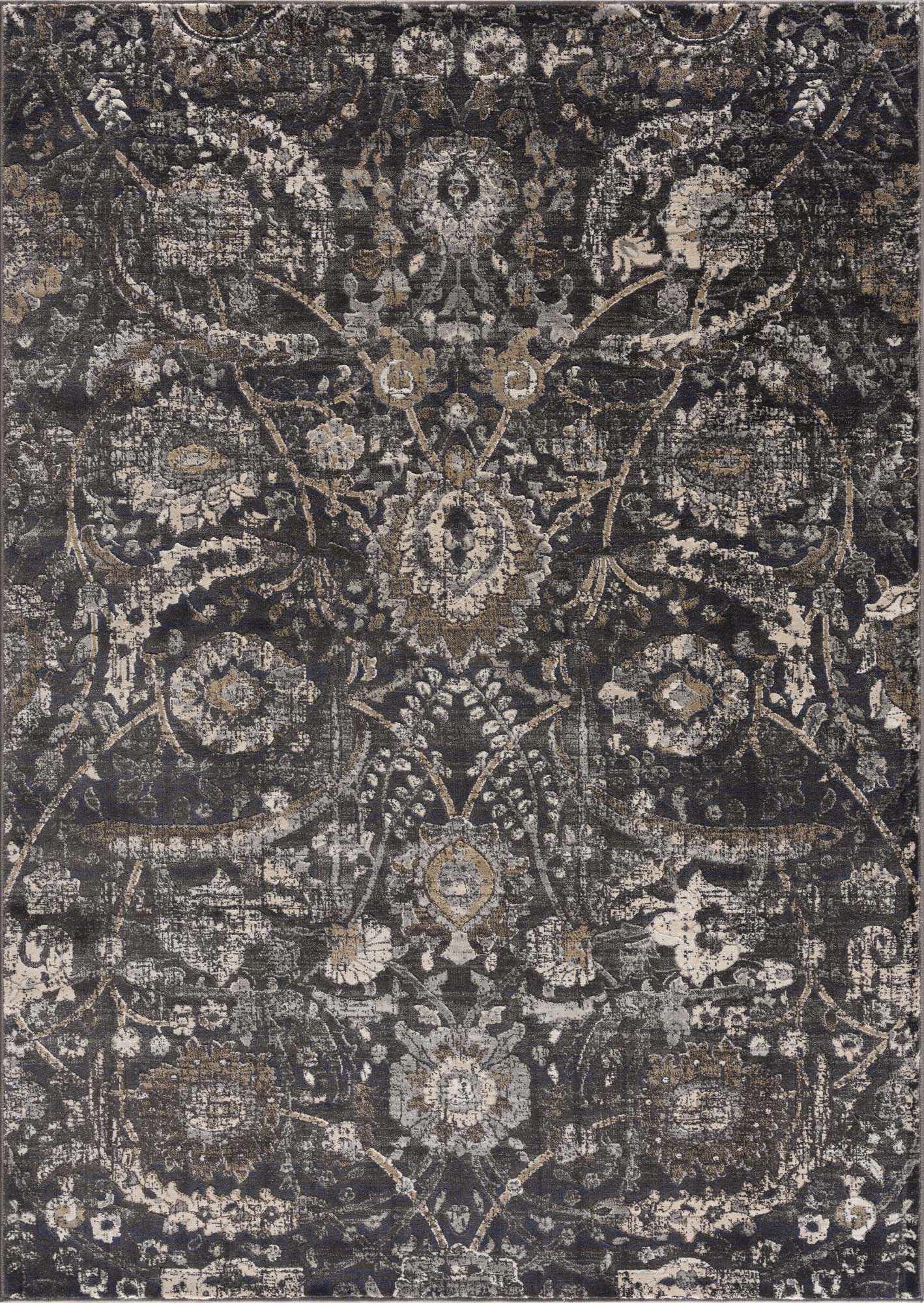 Georgiana Charcoal Area Rug