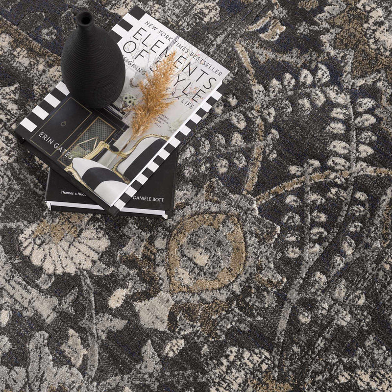 Georgiana Charcoal Area Rug