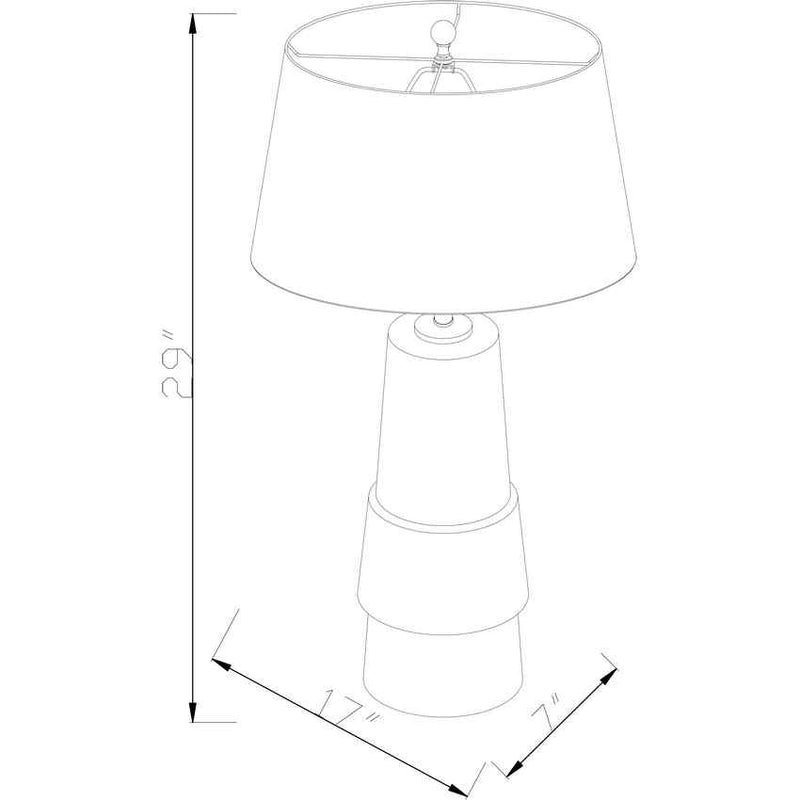 Grobpetersdorf Modern Table Lamp