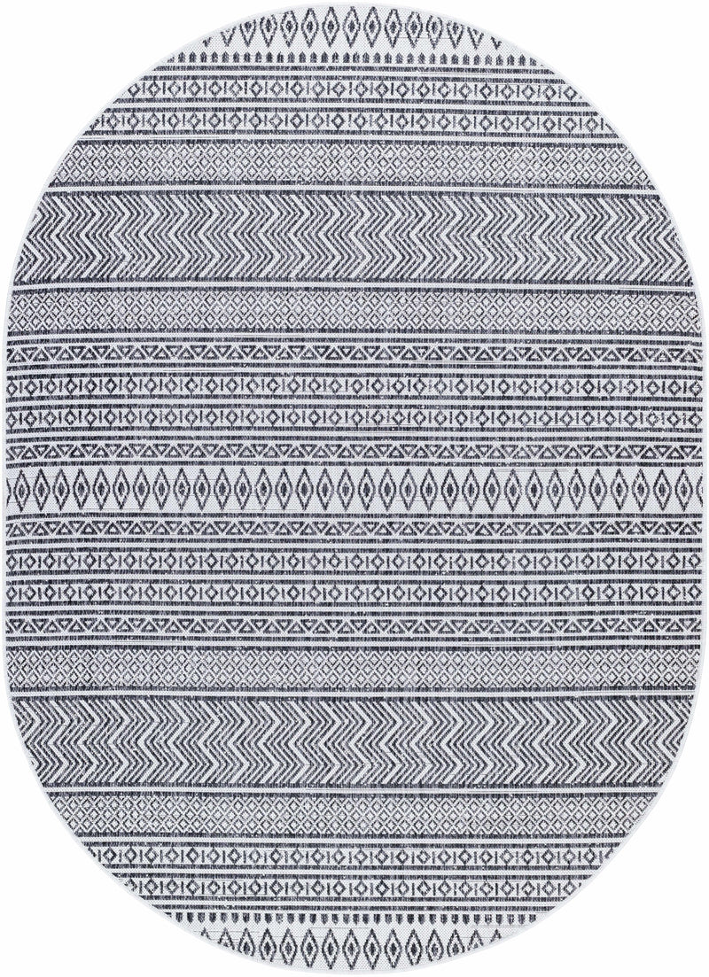 Imboden Black&White Outdoor Rug