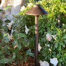 PLB02 Clear Lens Outdoor Garden Pathway Light | 12V Low Voltage Brass Path Light by Kings Outdoor Lighting