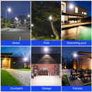 2 Pack 1500W Solar Motion Lights Outdoor, 400 LED Parking Lot Lights Outdoor, IP65 Solar Street Lights Outdoor Waterproof