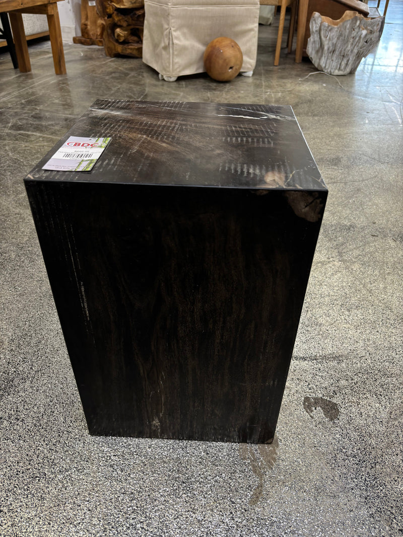 Petrified Wood Square Stool (C)