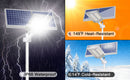 11,000W Aluminum Frame Solar Street Lights Outdoor Motion Sensor, Dusk to Dawn 200000LM with Remote Control