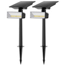 2 Pack SmartYard Upgraded Solar Spotlight with 360° Independently Adjustable , 600 Lumen Outdoor, Waterproof