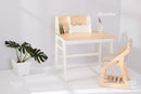 Adjustable Calla Wood Growth Desk with Easel - Natural Color