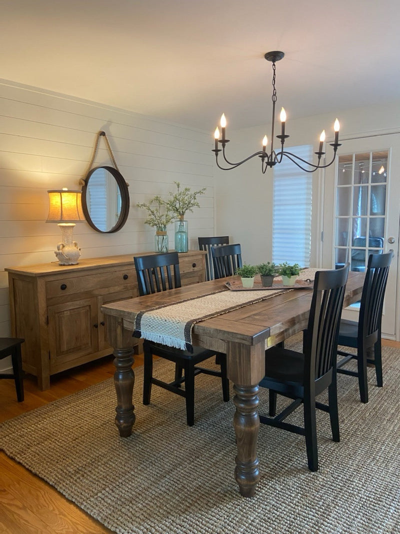 Victorian Spindle Leg Dining Table