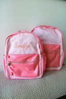 Pink Stripe Backpack - NO CUSTOMIZATION