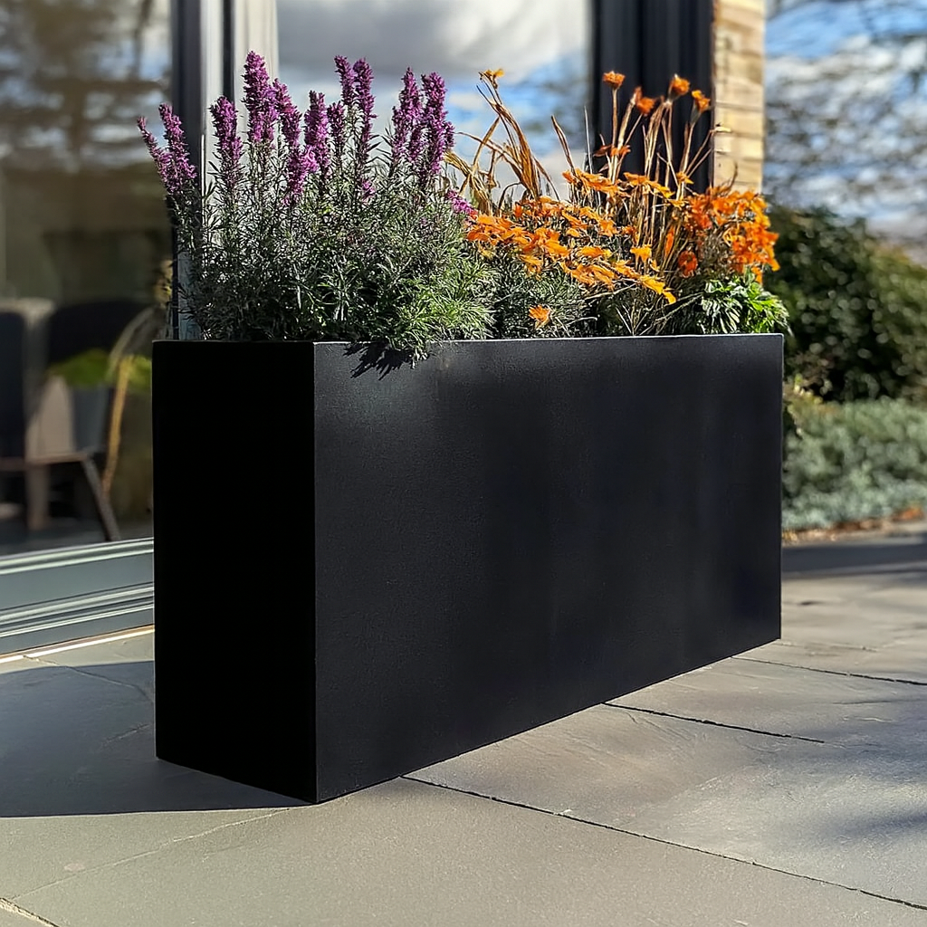 Rectangular Steel Planters, photo 2 of 7