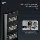8500W Commercial Solar Power LED Parking Lot / Street/ Arena Light 160000 Lumen - (Black)