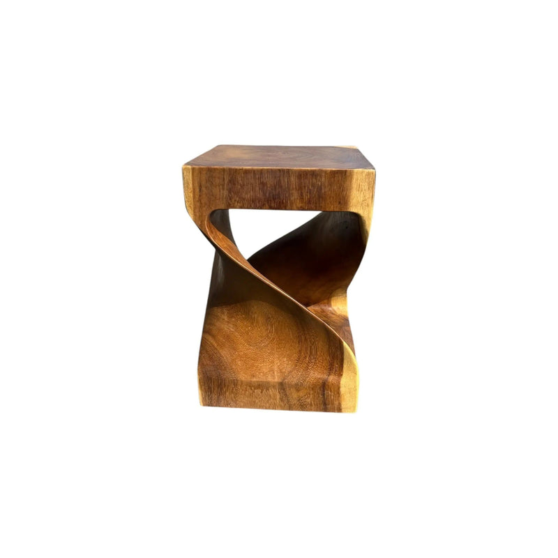 Suar Twist Style Stool