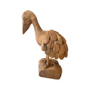 Teak Pelican 18” H