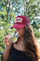 Save Water Drink Wine - Maroon Corduroy Trucker Hat