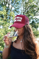 Save Water Drink Wine - Maroon Corduroy Trucker Hat