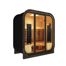 Peak Saunas El Capitan 4-Person Outdoor Full Spectrum Infrared Sauna with XL Medical-Grade Red Light Therapy and Smart WiFi App Control