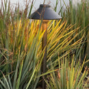 PLB02 Clear Lens Outdoor Garden Pathway Light | 12V Low Voltage Brass Path Light by Kings Outdoor Lighting