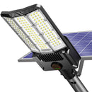 9500W Aluminum Solar Street Lights Outdoor, 500000LM High Powered Commercial Parking Lot Lights 6500K Dusk to Dawn with Remote