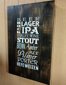 Craft Beer Hidden gun storage sign