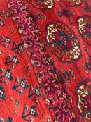 Antique 1920’s Tribal Turkoman Tekke Wedding Rug 3’4” x 4’1”